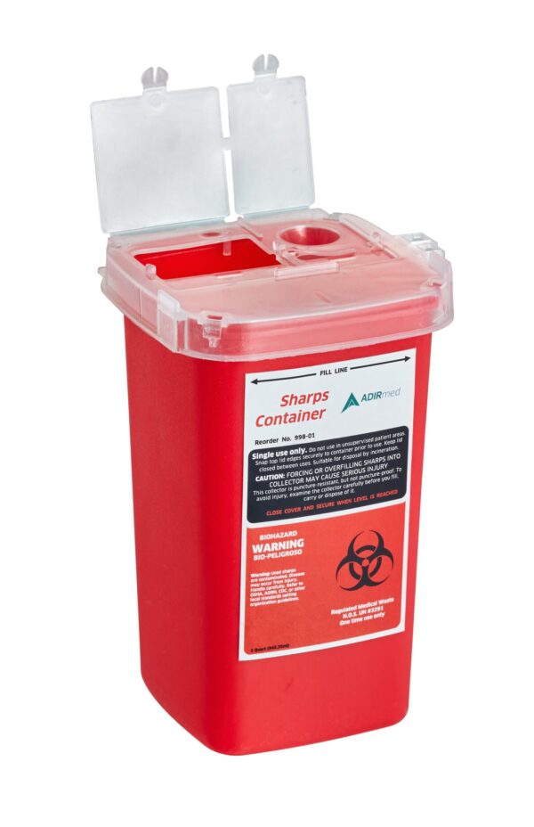 Sharps Collection Container Red